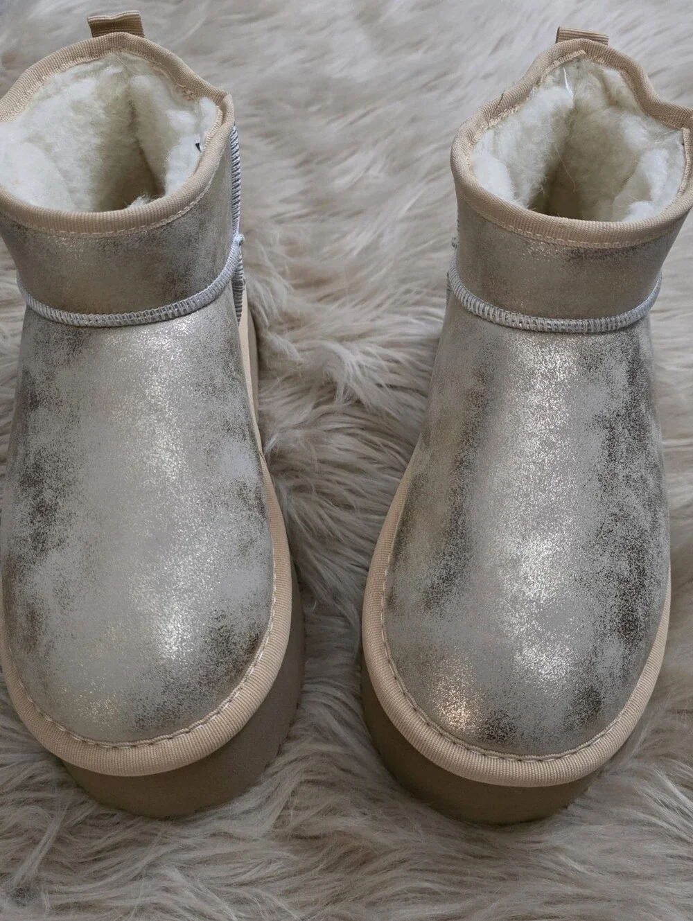 Corkys Footwear Room Service‎ Boots In Gold Women's Platform Sole